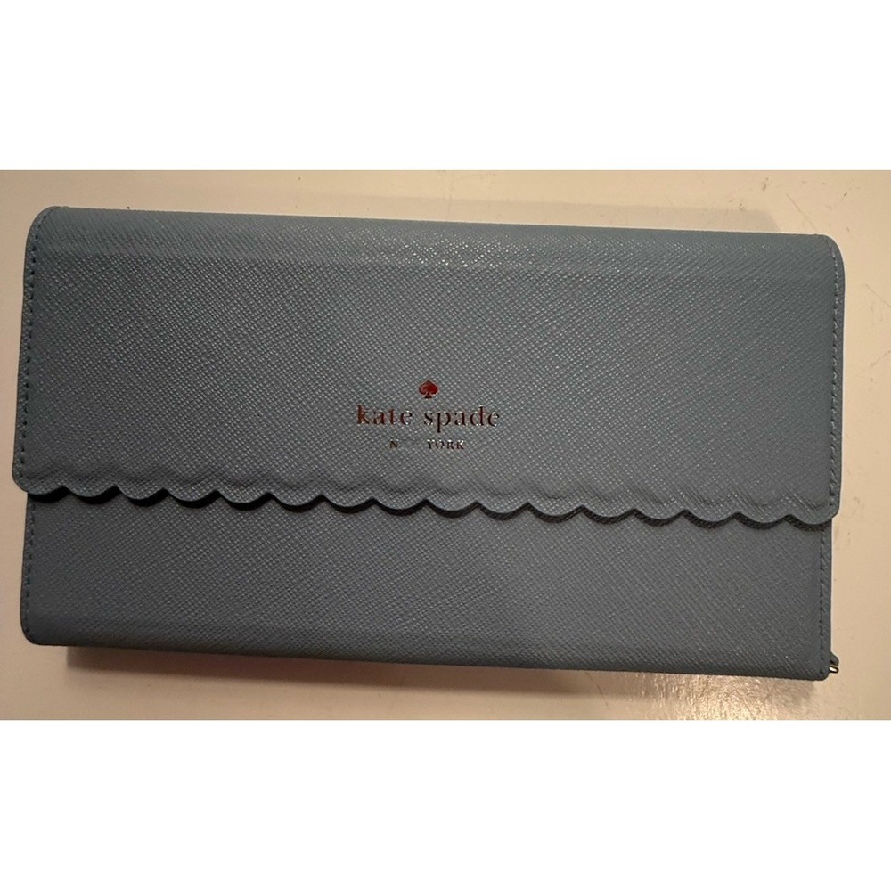 Kate Spade New York Morgan Magnetic Wrap‎ Folio Scalloped Wallet Case iPhone